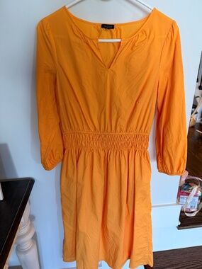 Talbots marigold dress